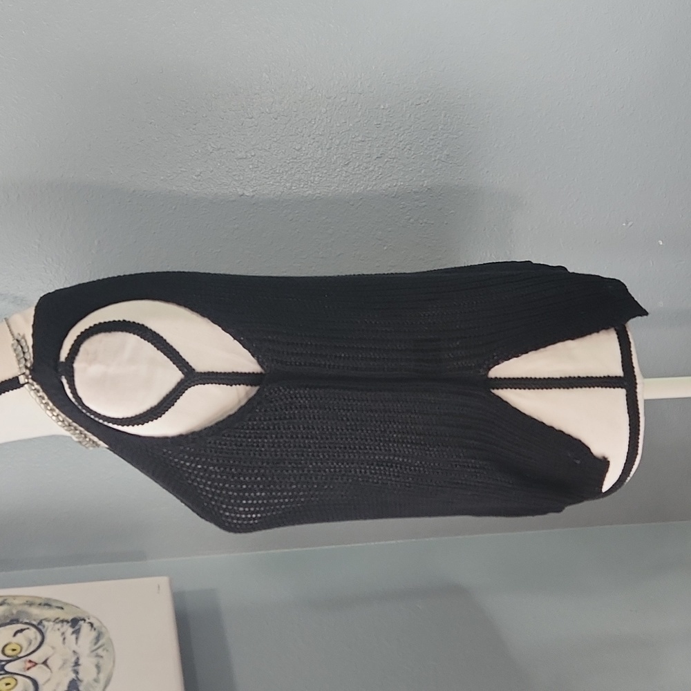 Lulu's Black Knit Sleeveless Tank - Picture 6 of 7